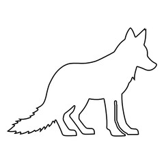 Fox Clipart | Fox Outline | Fox Icon
