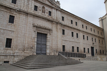 former san benito monastery in valladolid in spain 