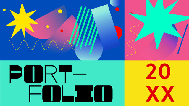 Funky Colourful Portfolio