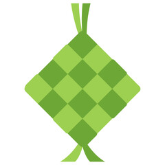 Illustration of a Traditional Ketupat