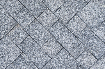 Obraz premium gray paving decorative stone tiles top view