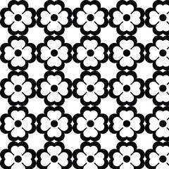 black and white seamless pattern