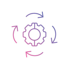 Recovery  icon vector stock illustration