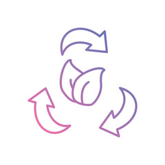 Renewable Materials icon vector stock illustration