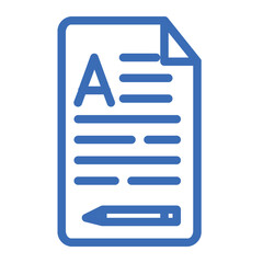 write on paper_3 color icon