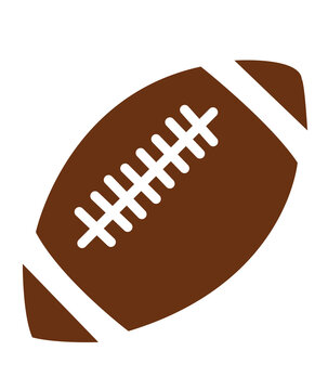 recommend clip art: Football clip art design on plain white transparent isolated background for card, shirt, hoodie, sweatshirt, apparel, card, tag, mug, icon, poster or badge, tailgates and touchdowns