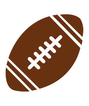 recommend clip art: Football clip art design on plain white transparent isolated background for card, shirt, hoodie, sweatshirt, apparel, card, tag, mug, icon, poster or badge, tailgates and touchdowns