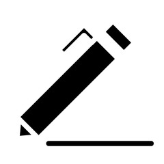 fountain pen solid icon