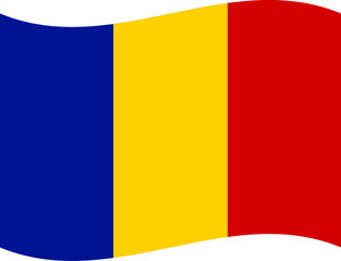 Fototapeta premium Romania flag illustrator national of vectorGermany flag illustrator national of vector