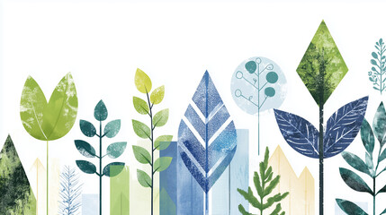 Modern Eco-Friendly Infographic Layout with Minimalist Design