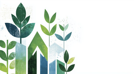 Modern Eco-Friendly Infographic Layout for Sustainability