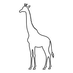 Giraffe Clipart | Giraffe Outline | Giraffe Icon