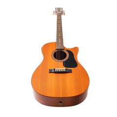 Obraz premium acoustic guitar isolated on transparent background
