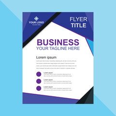 Abstract Business Brochure Template Flyer or Annual Report