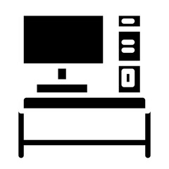 computer solid icon