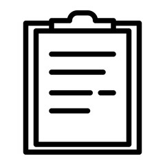 writing list line icon