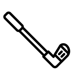 golf club line icon