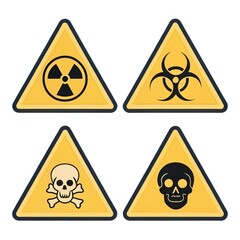 radiation warning sign