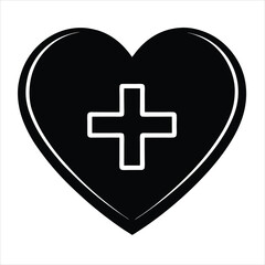 Obraz premium heart icon vector illustration