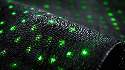 futuristic material, indestructible with electronic properties, motherboard, high-performance technology, kevlar armor