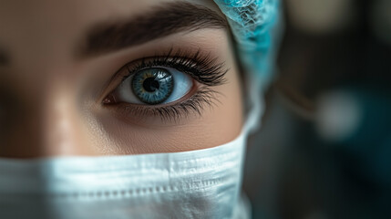 close up of a female doctor