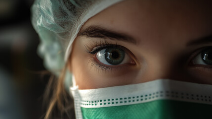 close up of a female doctor