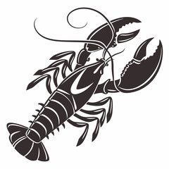 Creative animal icon Lobster vector illustration