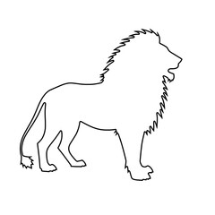 Lion Outline | Lion Illustration | Lion Drawing