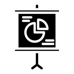 presentation solid icon