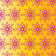 seamless pattern with flowers