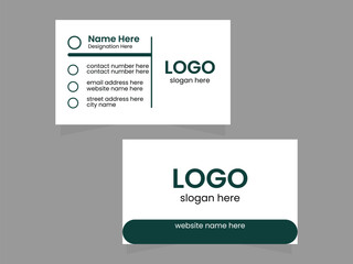 web design template, Business Card Design mockup