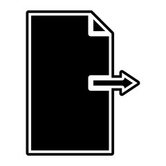 upload files glyph icon