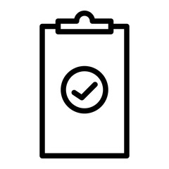 list of recipients line icon