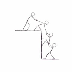 "Helping Hands: The Power of Teamwork and Support"