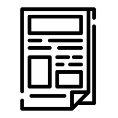 report file cut line icon