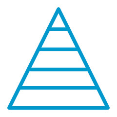 throne triangle color icon