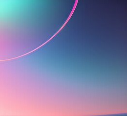 Violet design art of abstract illusion of spiral with geometric shapes of pink and violet lines.Radial motion blur background.Long time exposure.Concept of cyber highway,hyperspace.generative ai