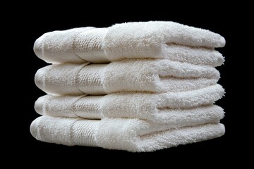 stack of face towels