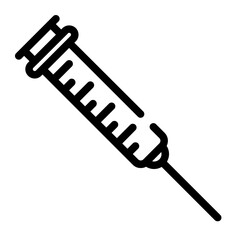 injection cut line icon