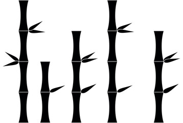 bamboo vector illustration.Bamboo icon nature vector logo template