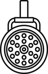 Surgical lamp providing focused light during a medical procedure, ensuring optimal visibility for surgeons