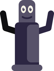 Inflatable tube man waving its arms, bringing a playful and dynamic energy to celebrations, promotions, and events