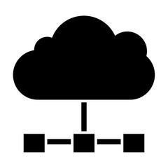 cloud files glyph icon