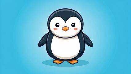 Obraz premium penguin on snow