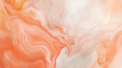Blurry gradient background blending pale mocha and dusty apricot hues for a calming screensaver experience.