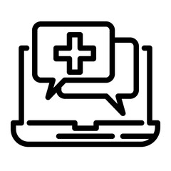 health verification line icon