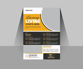 Want to promote your construction services effectively? This flyer template is the perfect tool!