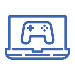gaming laptops color icon
