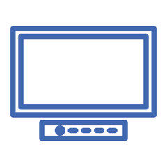 tv signal color icon