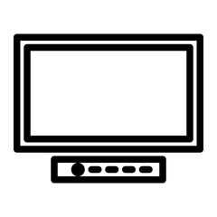 tv signal line icon